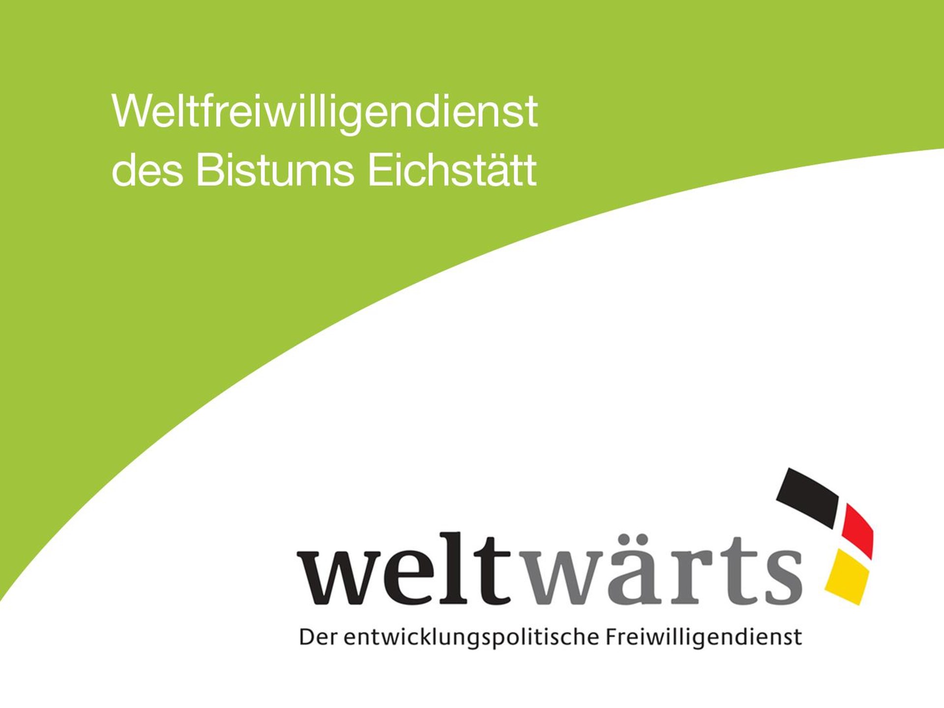 Logo weltwärts