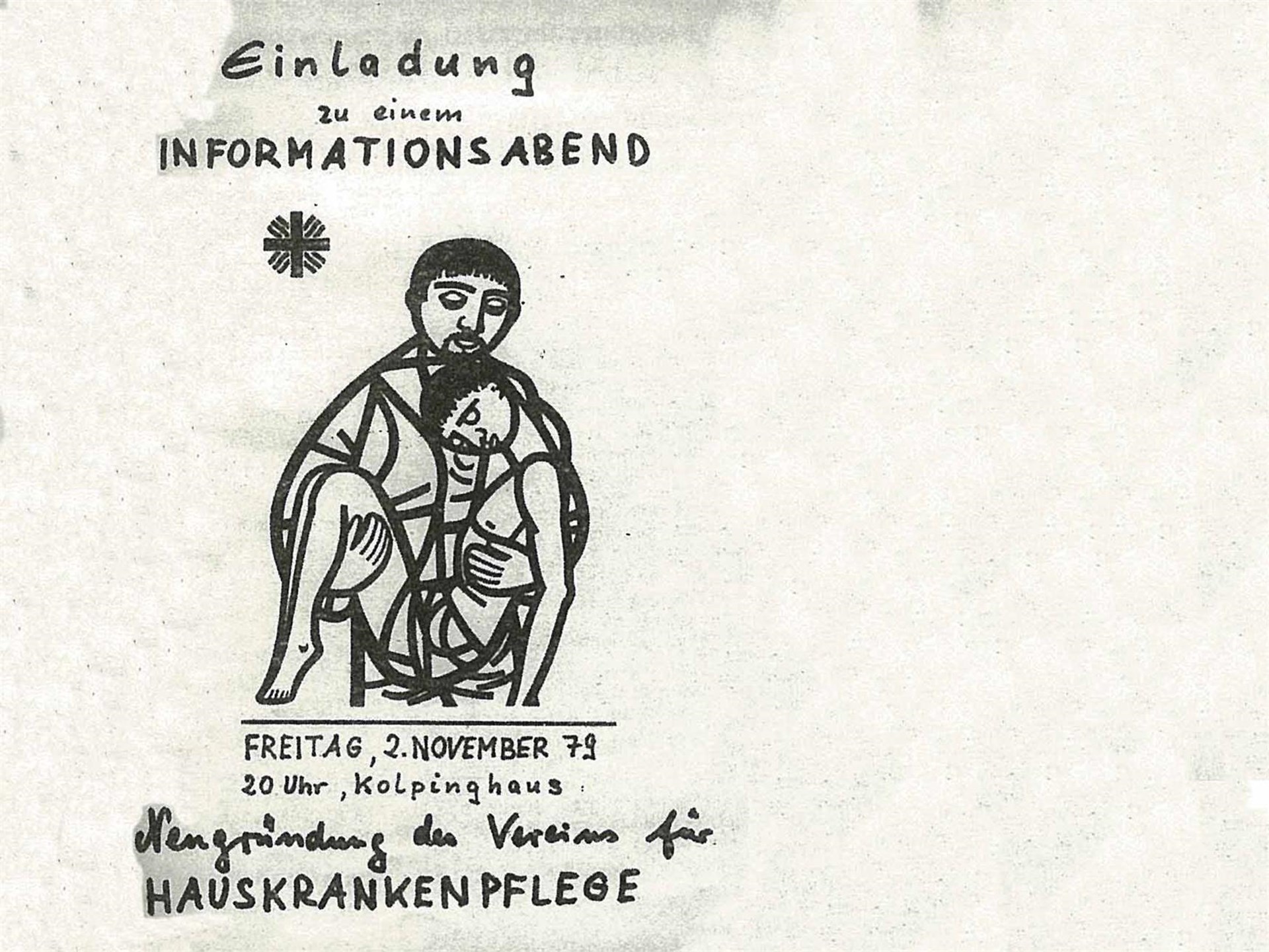 Skizze des barmherzigen Samariters