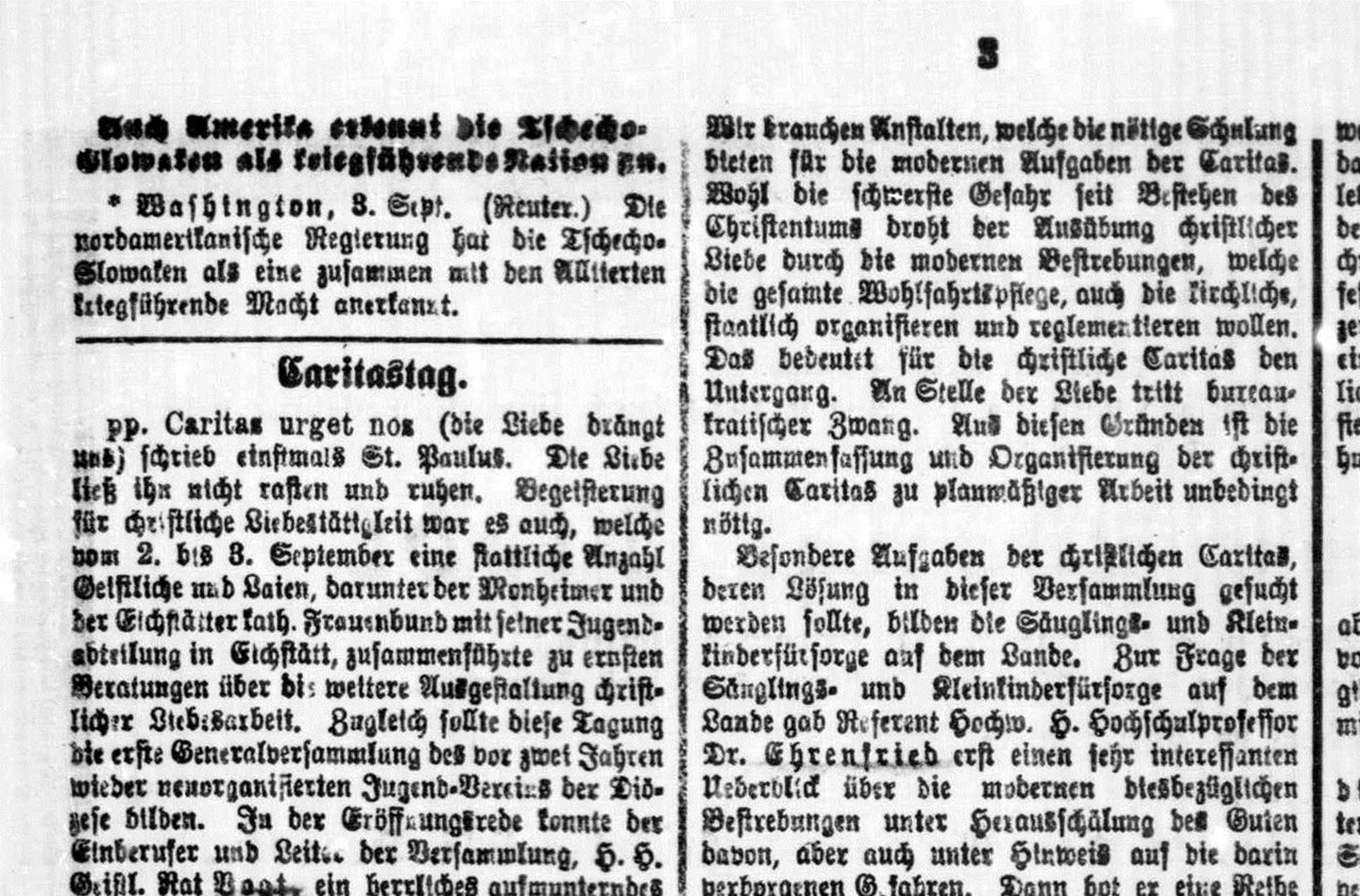Zeitungsseite
