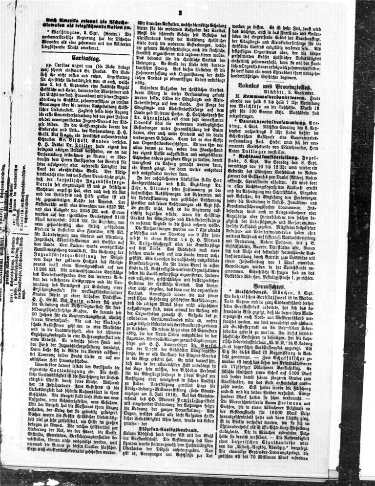 Zeitungsseite